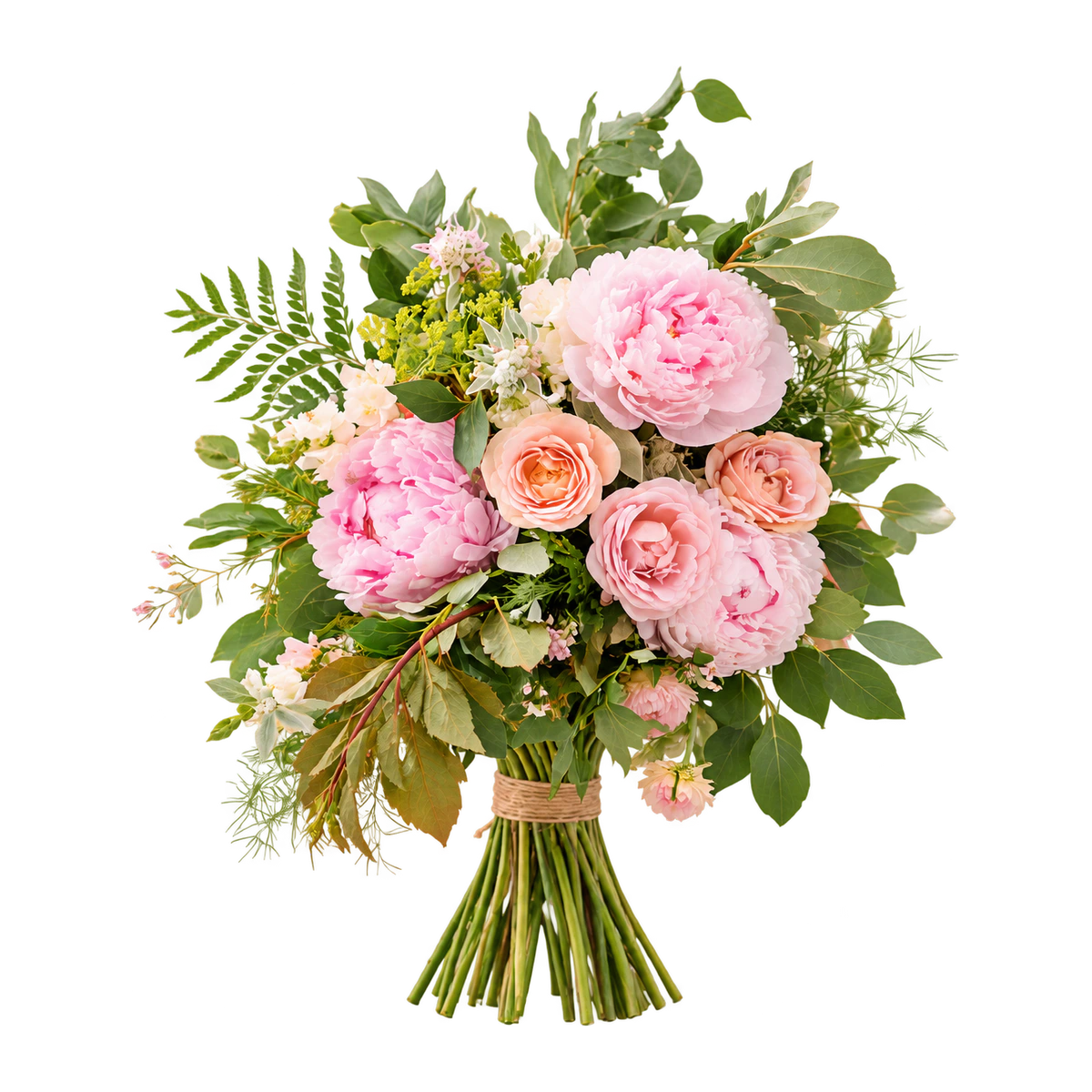 Blush Garden – Romantisk Pionbukett