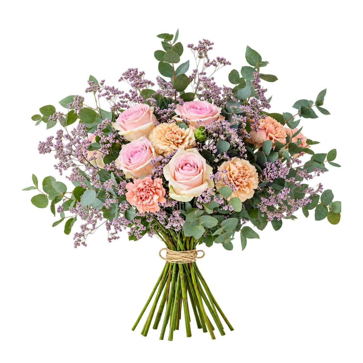 Sweet Pink – Romantisk Bukett med Rosa Rosor
